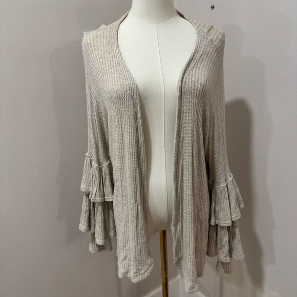 Anthropologie Cream Cardigan - Picture 2 of 4